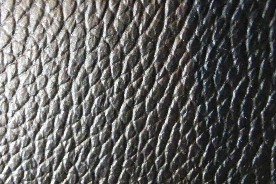 genuine leather cover close-up